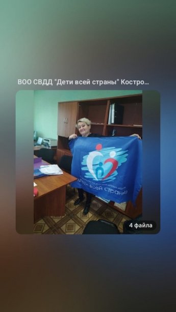 Встреча с руководителем Костромского регионального отделения ВОО СВДД "Дети всей страны" Евграфовой Татьяной Васильевной