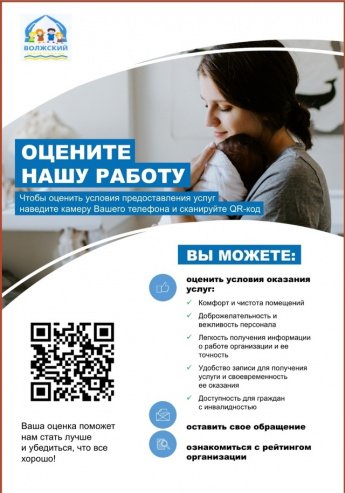 Дорогие друзья! Просим вас оценить работу нашего учреждения!