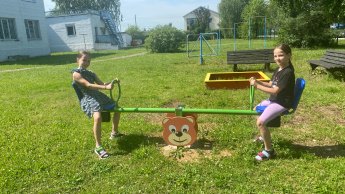 Обновленная детская площадка