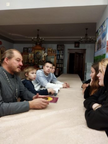 Посещение Воскресной школы Храма Спаса-на-Запрудне